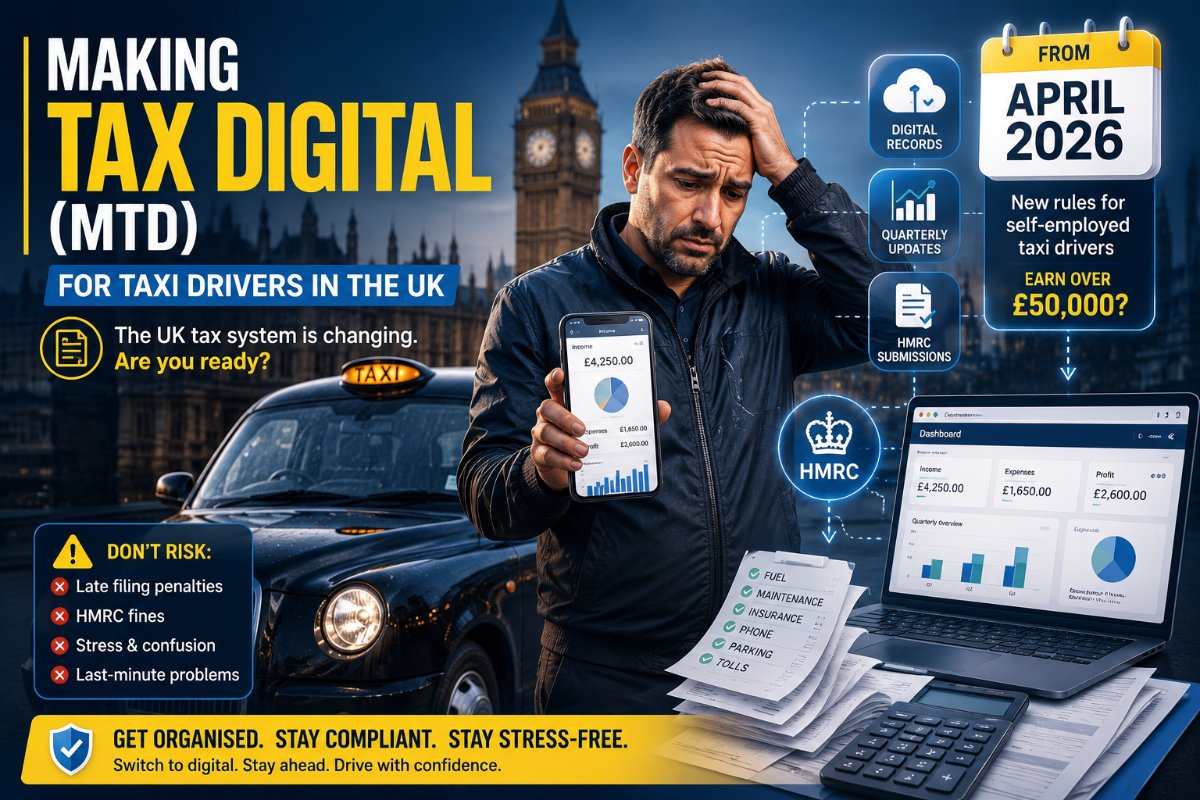 Making Tax Digital for Taxi Drivers in the UK: 2026/27 Guide