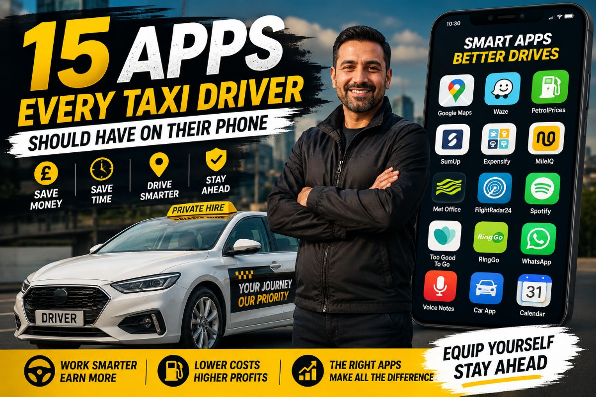 15 Apps Every Taxi Driver Should Have on Their Phone